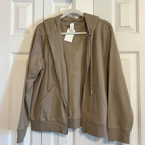 H&M Neutral Taupe Hoodie